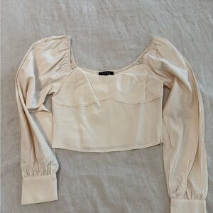 VICI (FORE) Cream Long Sleeve Women's Top (New Never Worn)